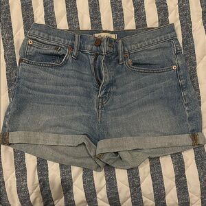 Madewell Women's Blue Jean Shorts